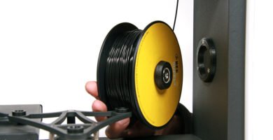 Impressora 3D em funcionamento