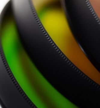 Câmera fotográfica profissional com lente