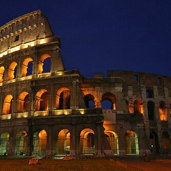 Coliseu de Roma antigo