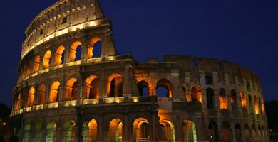 Coliseu de Roma antigo