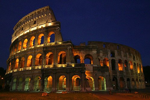 Coliseu de Roma antigo