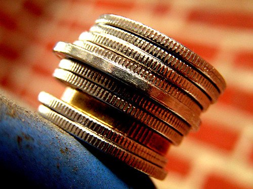 Cédulas e moedas de dinheiro