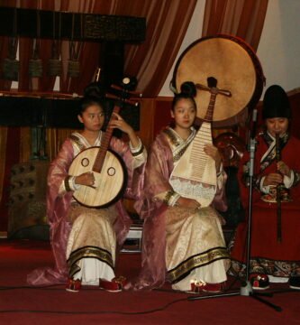 Instrumento musical em um show