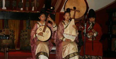 Instrumento musical em um show