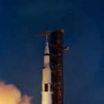 Lançamento do foguete Saturno V da Apollo 11