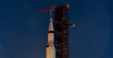 Lançamento do foguete Saturno V da Apollo 11
