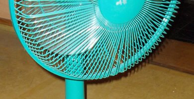 Ventilador elétrico em ambiente doméstico